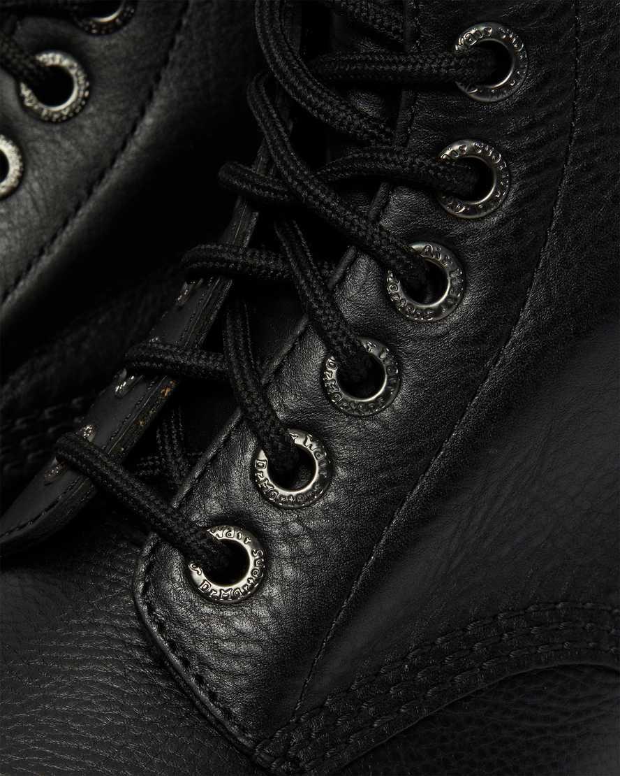 Botines Dr Martens 1460 Pascal Bex Pisa Leather Lace Up Mujer Negras  España |  28607-RMNU
