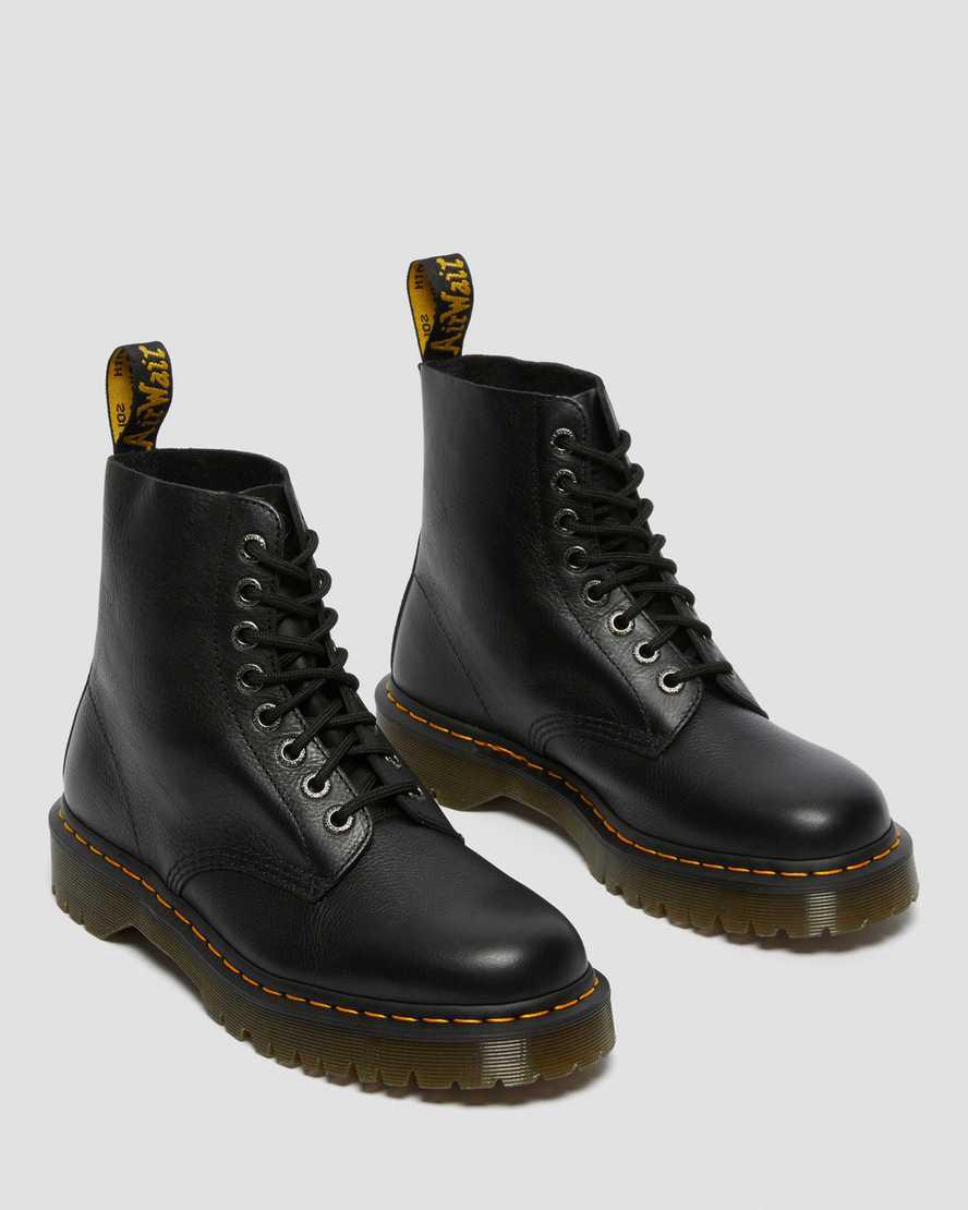 Botines Dr Martens 1460 Pascal Bex Pisa Leather Lace Up Mujer Negras  España |  28607-RMNU
