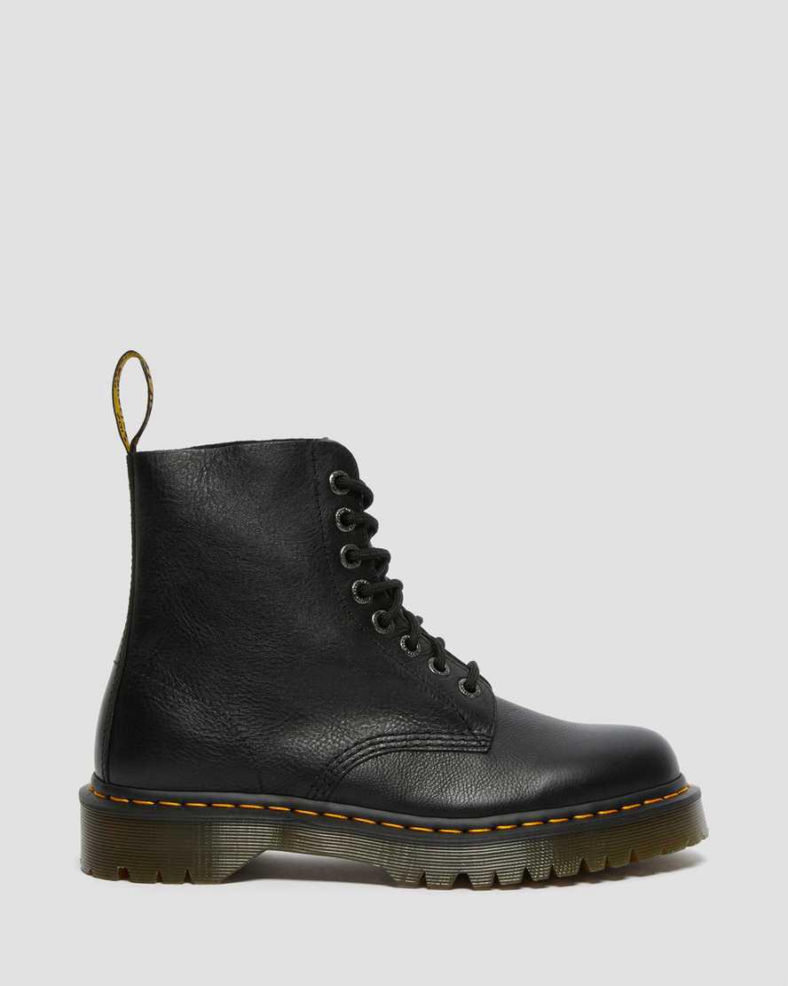 Botines Dr Martens 1460 Pascal Bex Pisa Leather Lace Up Mujer Negras  España |  28607-RMNU