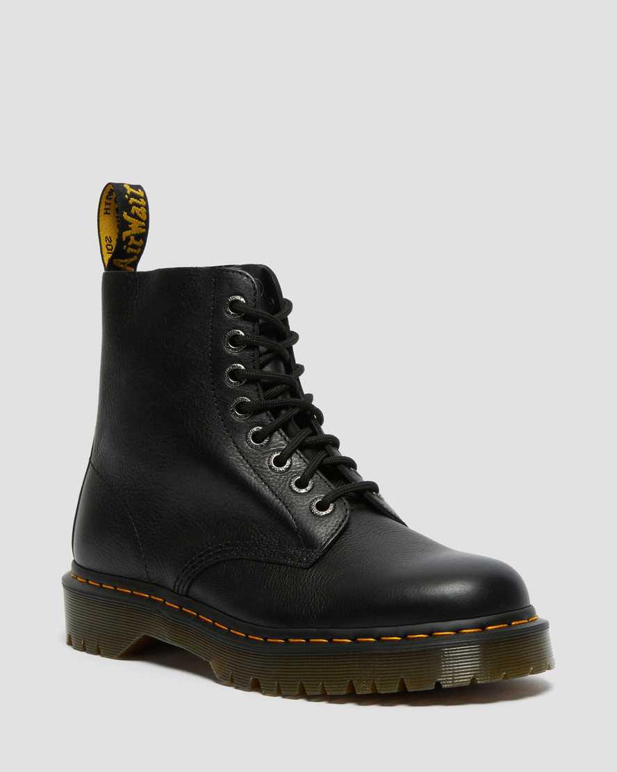 Botines Dr Martens 1460 Pascal Bex Pisa Leather Lace Up Mujer Negras  España |  28607-RMNU