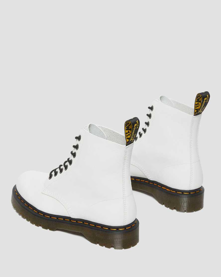Botines Dr Martens 1460 Pascal Bex Pisa Leather Lace Up Mujer Blancas  España |  54876-INOT