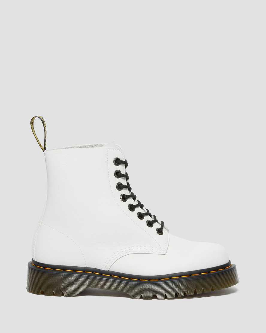 Botines Dr Martens 1460 Pascal Bex Pisa Leather Lace Up Mujer Blancas  España |  54876-INOT