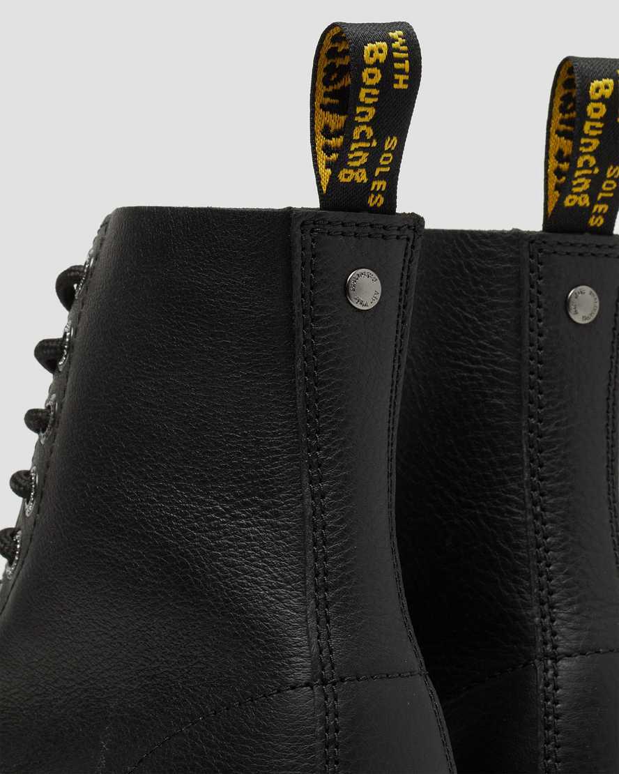 Botines Dr Martens 1460 Pascal Max Leather Platform Mujer Negras  España |  57190-ROHE