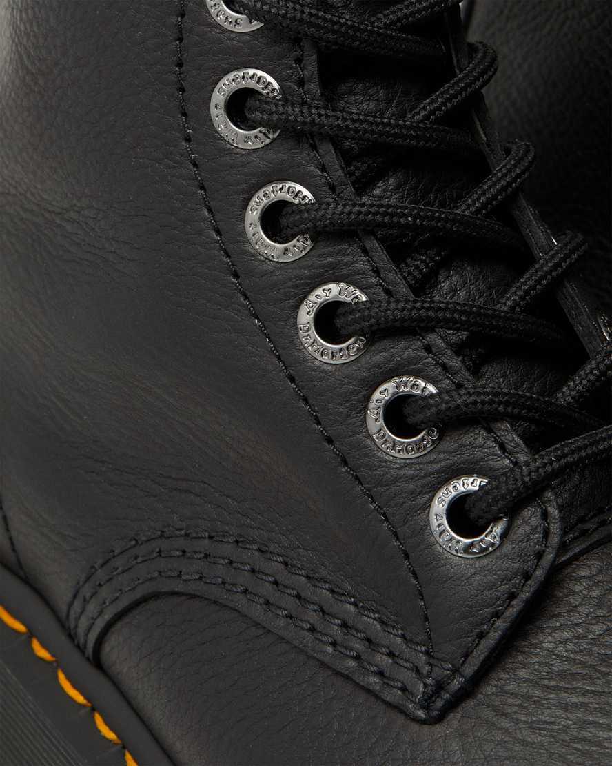 Botines Dr Martens 1460 Pascal Max Leather Platform Mujer Negras  España |  57190-ROHE