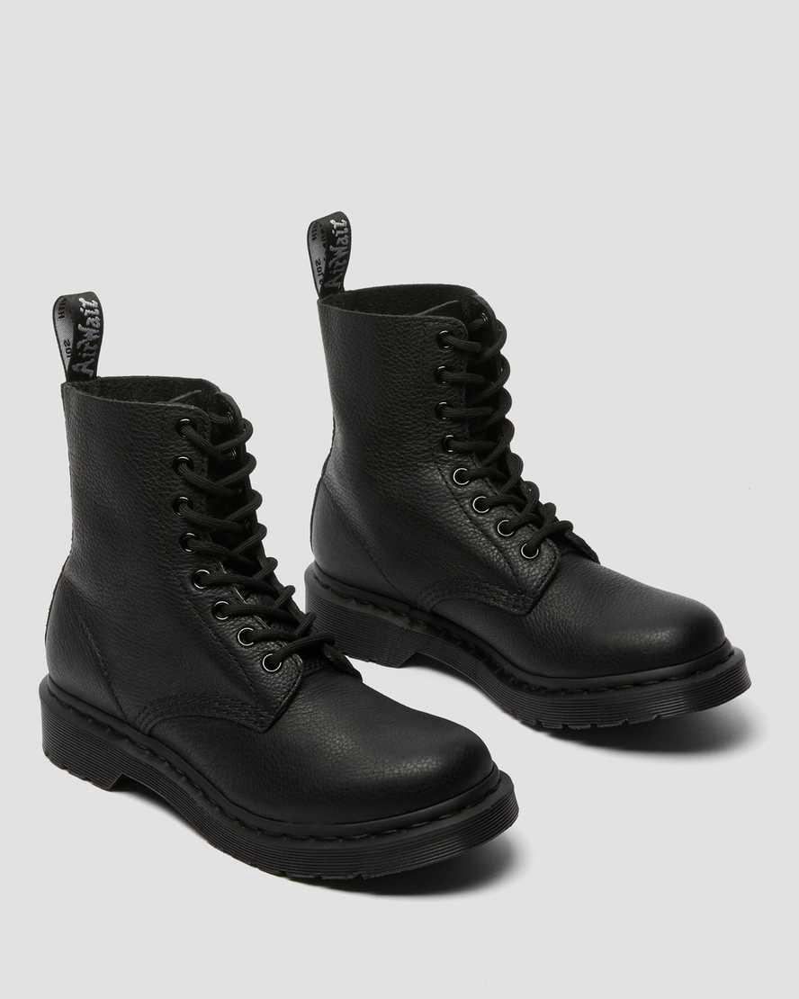 Botines Dr Martens 1460 Pascal Mono Lace Up Mujer Negras  España |  04691-CRPY