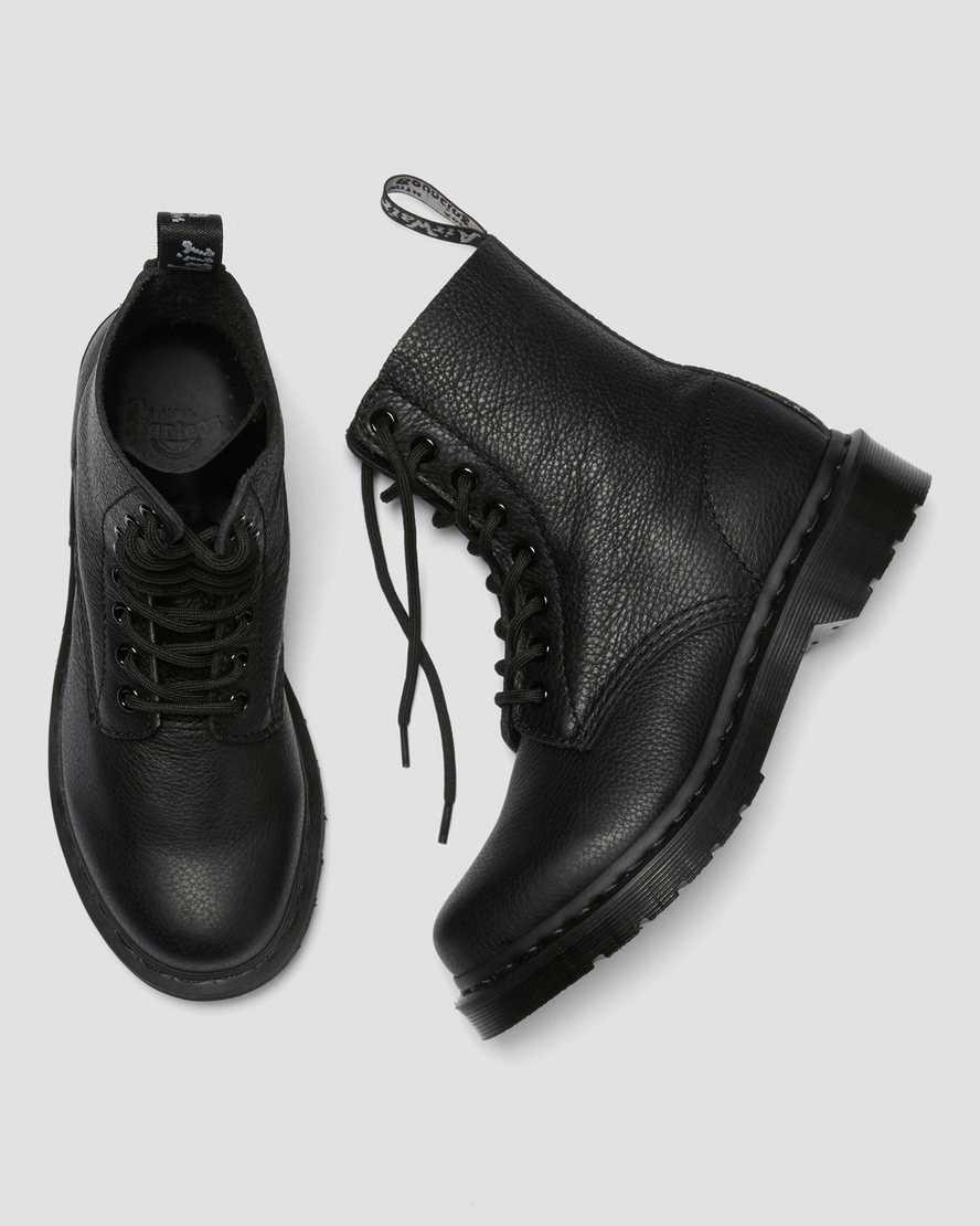 Botines Dr Martens 1460 Pascal Mono Lace Up Mujer Negras  España |  04691-CRPY