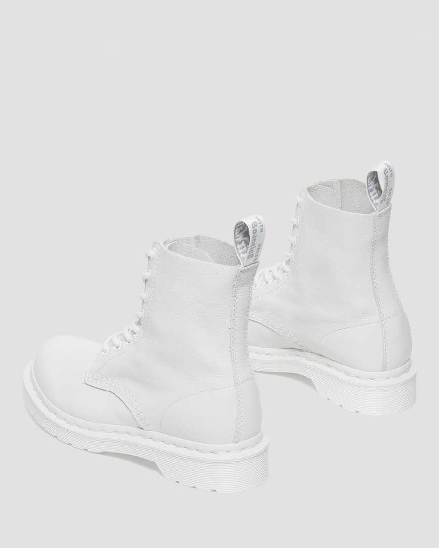 Botines Dr Martens 1460 Pascal Mono Lace Up Mujer Blancas  España |  07324-NLTP