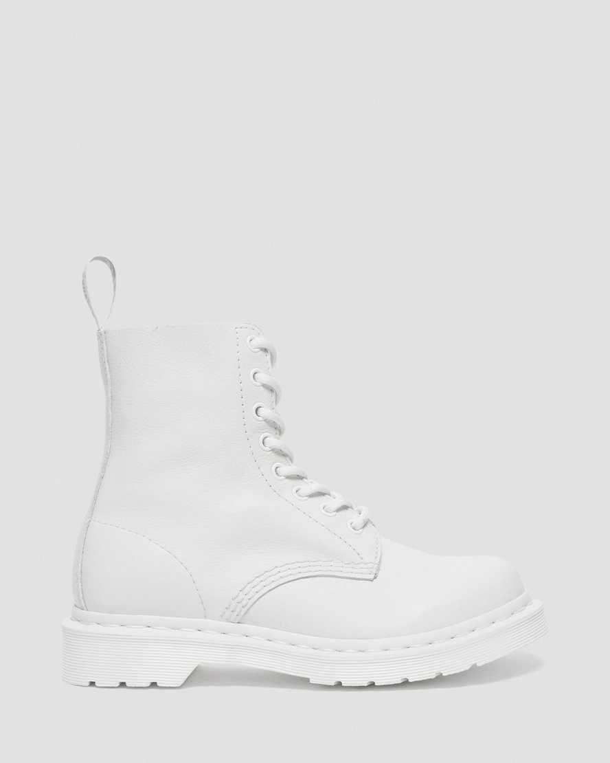 Botines Dr Martens 1460 Pascal Mono Lace Up Mujer Blancas  España |  07324-NLTP