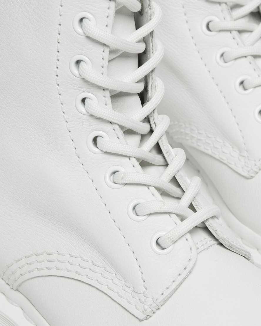 Botines Dr Martens 1460 Pascal Mono Lace Up Mujer Blancas  España |  07324-NLTP