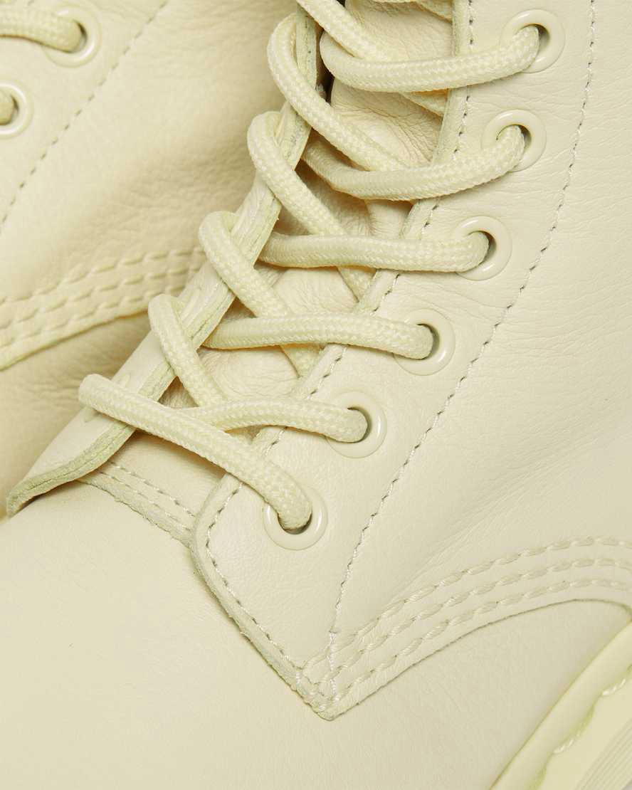 Botines Dr Martens 1460 Pascal Mono Lace Up Mujer Marrones Creme  España |  27146-PWSY