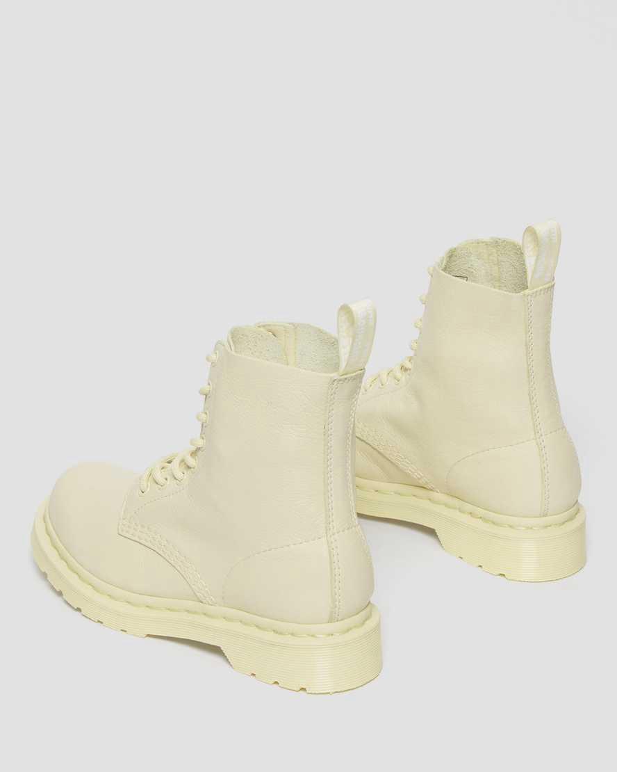 Botines Dr Martens 1460 Pascal Mono Lace Up Mujer Marrones Creme  España |  27146-PWSY