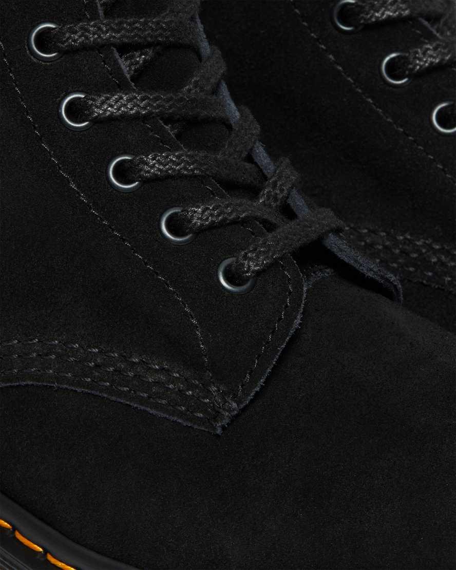 Botines Dr Martens 1460 Pascal Suede Lace Up  Mujer Negras  España |  47639-AOHY