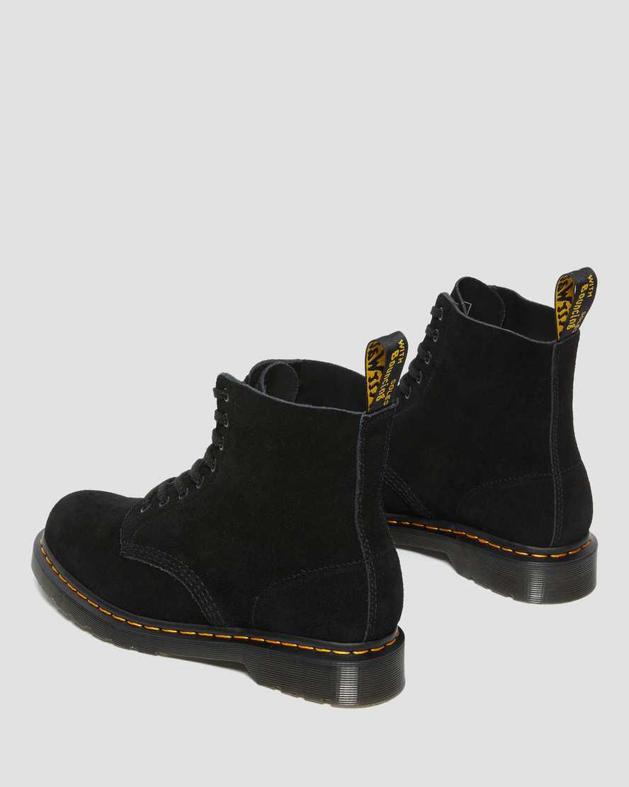 Botines Dr Martens 1460 Pascal Suede Lace Up  Mujer Negras  España |  47639-AOHY