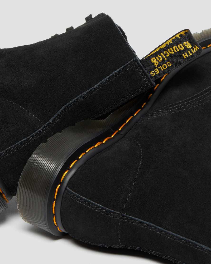 Botines Dr Martens 1460 Pascal Suede Lace Up  Mujer Negras  España |  47639-AOHY