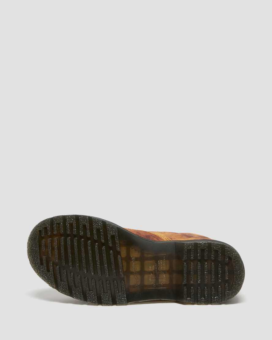 Botines Dr Martens 1460 Pascal Tie Dye Leather Lace Up Mujer Naranjas  España |  28739-KLSH