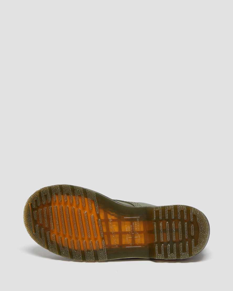 Botines Dr Martens 1460 Pascal Virginia Leather Mujer Kaki Verde  España |  69318-LRWT