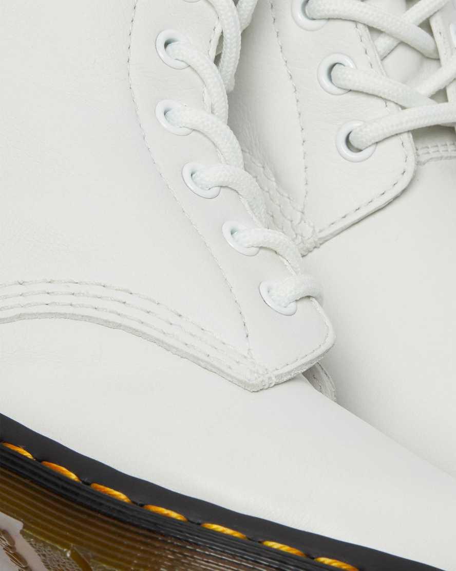 Botines Dr Martens 1460 Pascal Virginia Leather Mujer Blancas  España |  74691-HPDO