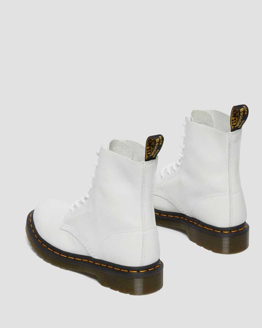 Botines Dr Martens 1460 Pascal Virginia Leather Mujer Blancas  España |  74691-HPDO
