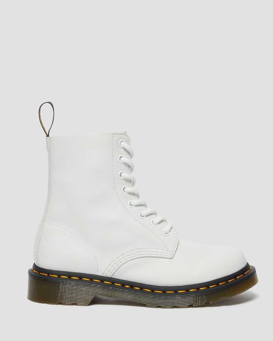 Botines Dr Martens 1460 Pascal Virginia Leather Mujer Blancas  España |  74691-HPDO