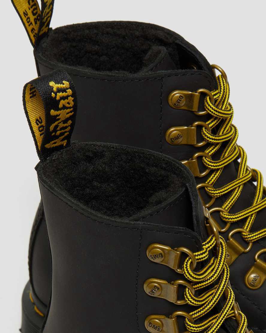 Botines Dr Martens 1460 Pascal Wintergrip Leather Lace Up Mujer Negras  España |  96012-AEVF