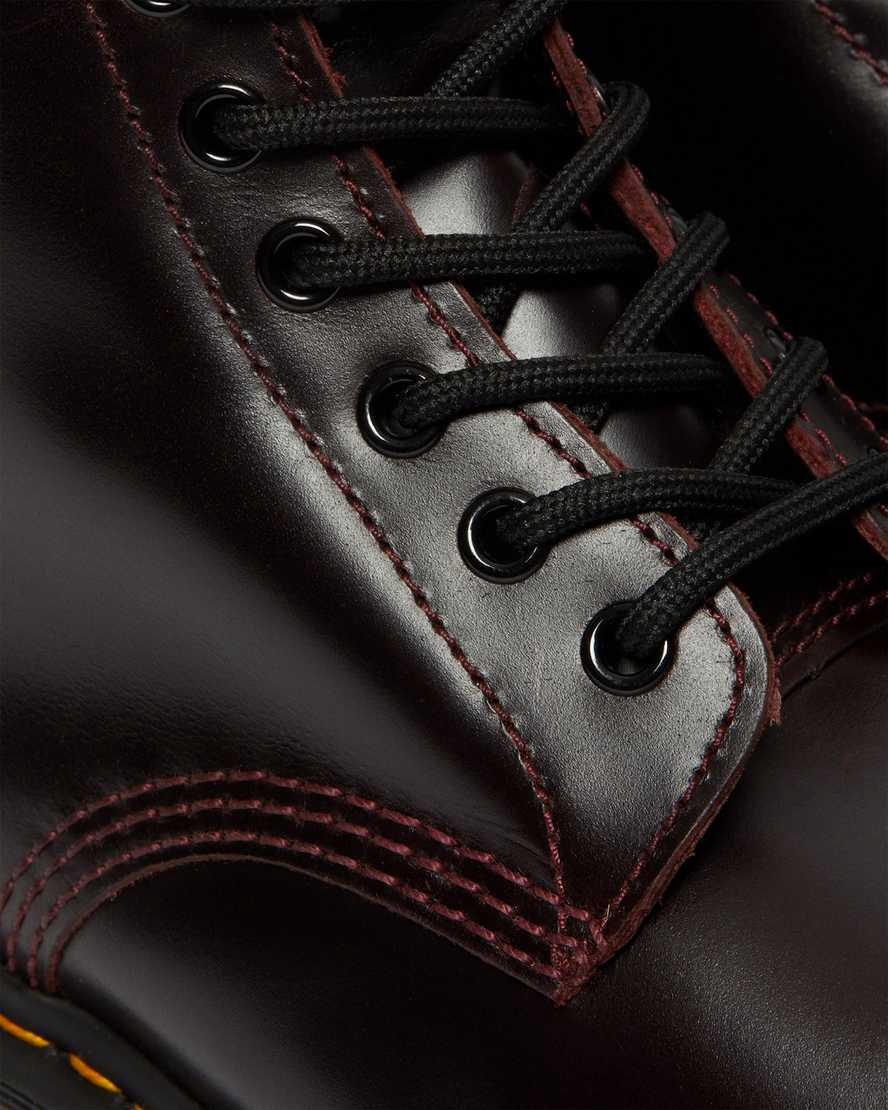 Botines Dr Martens 1460 Slip Resistant Atlas Leather Lace Up Mujer Burdeos  España |  73486-ZRNB
