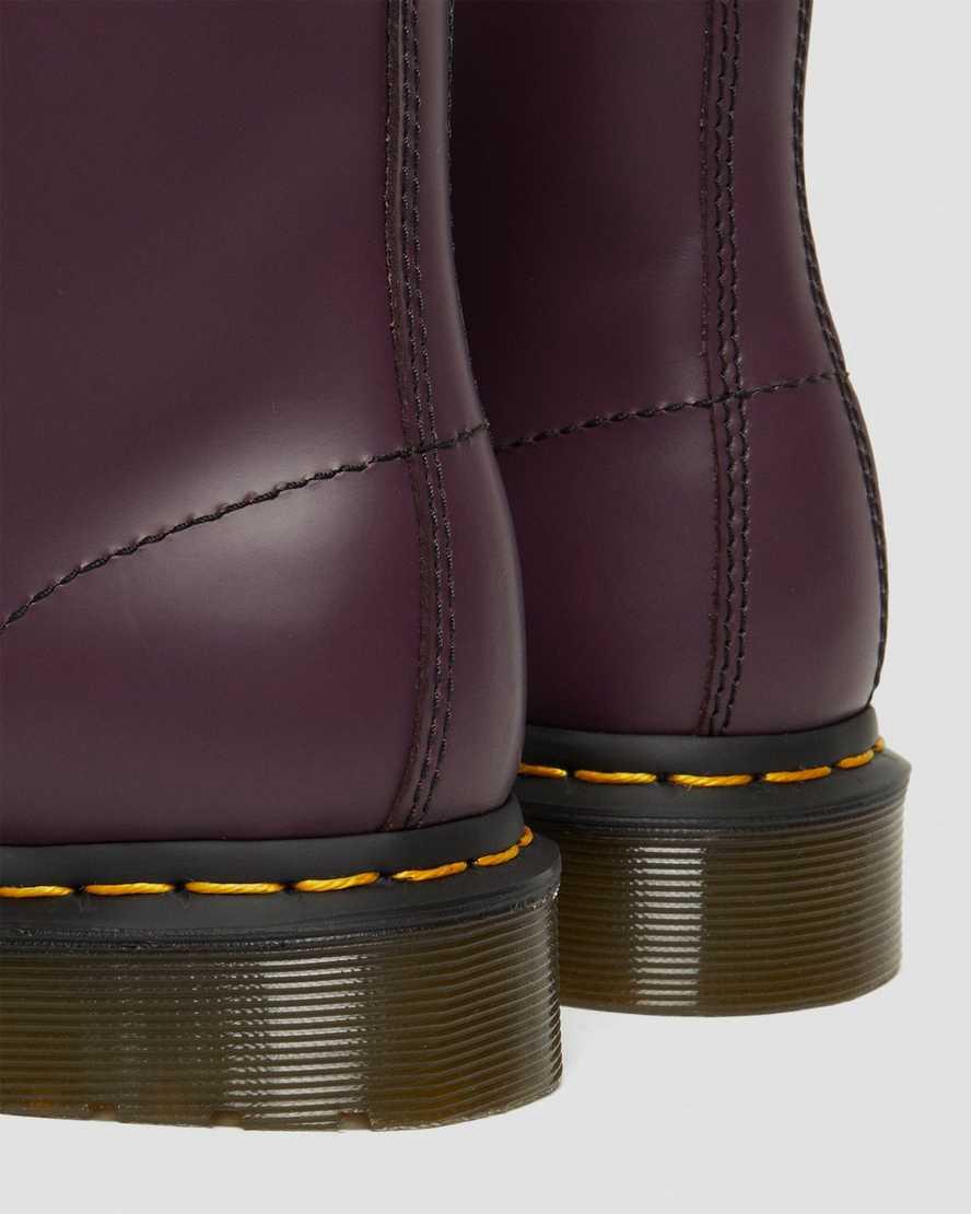 Botines Dr Martens 1460 Smooth Leather Lace Up Mujer Moradas  España |  15409-YEMN