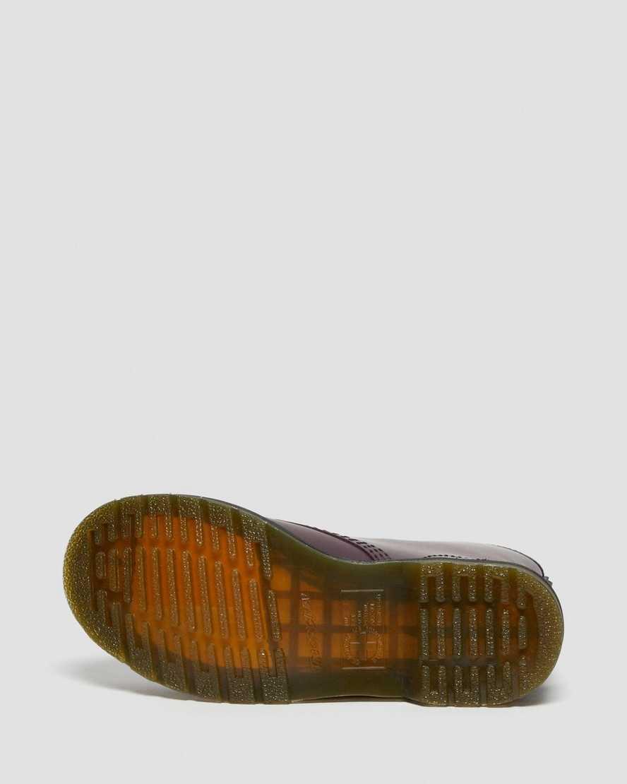 Botines Dr Martens 1460 Smooth Leather Lace Up Mujer Moradas  España |  15409-YEMN