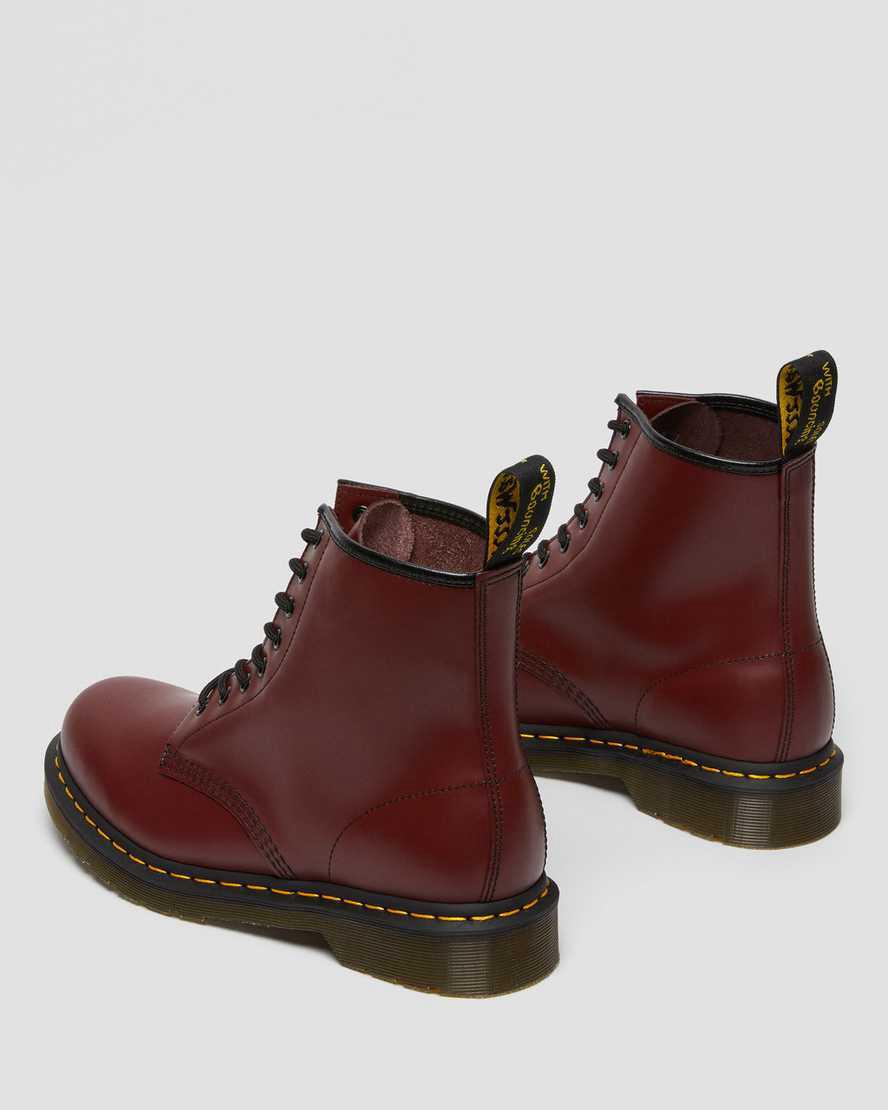 Botines Dr Martens 1460 Smooth Leather Lace Up Hombre Rojas  España |  19758-SXPG
