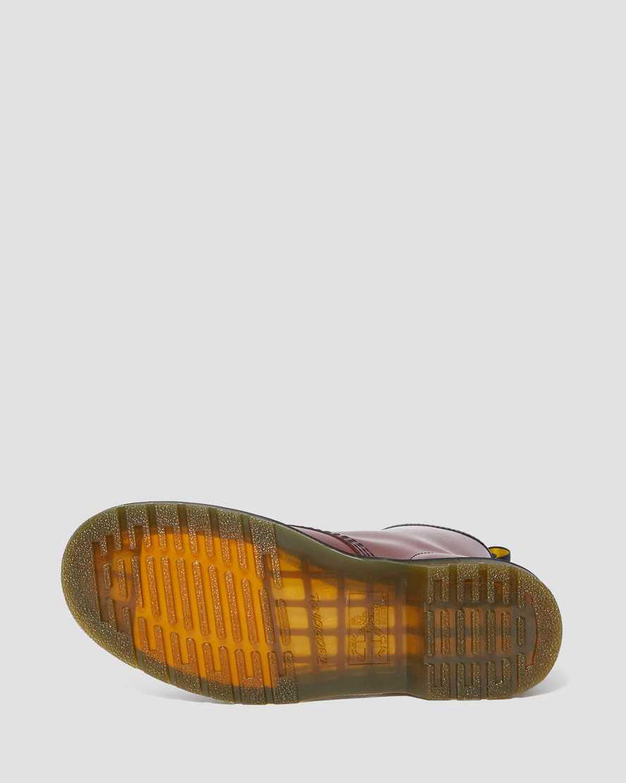 Botines Dr Martens 1460 Smooth Leather Lace Up Hombre Rojas  España |  19758-SXPG