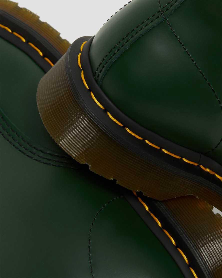 Botines Dr Martens 1460 Smooth Leather Lace Up Mujer Verde  España |  23489-UJTX
