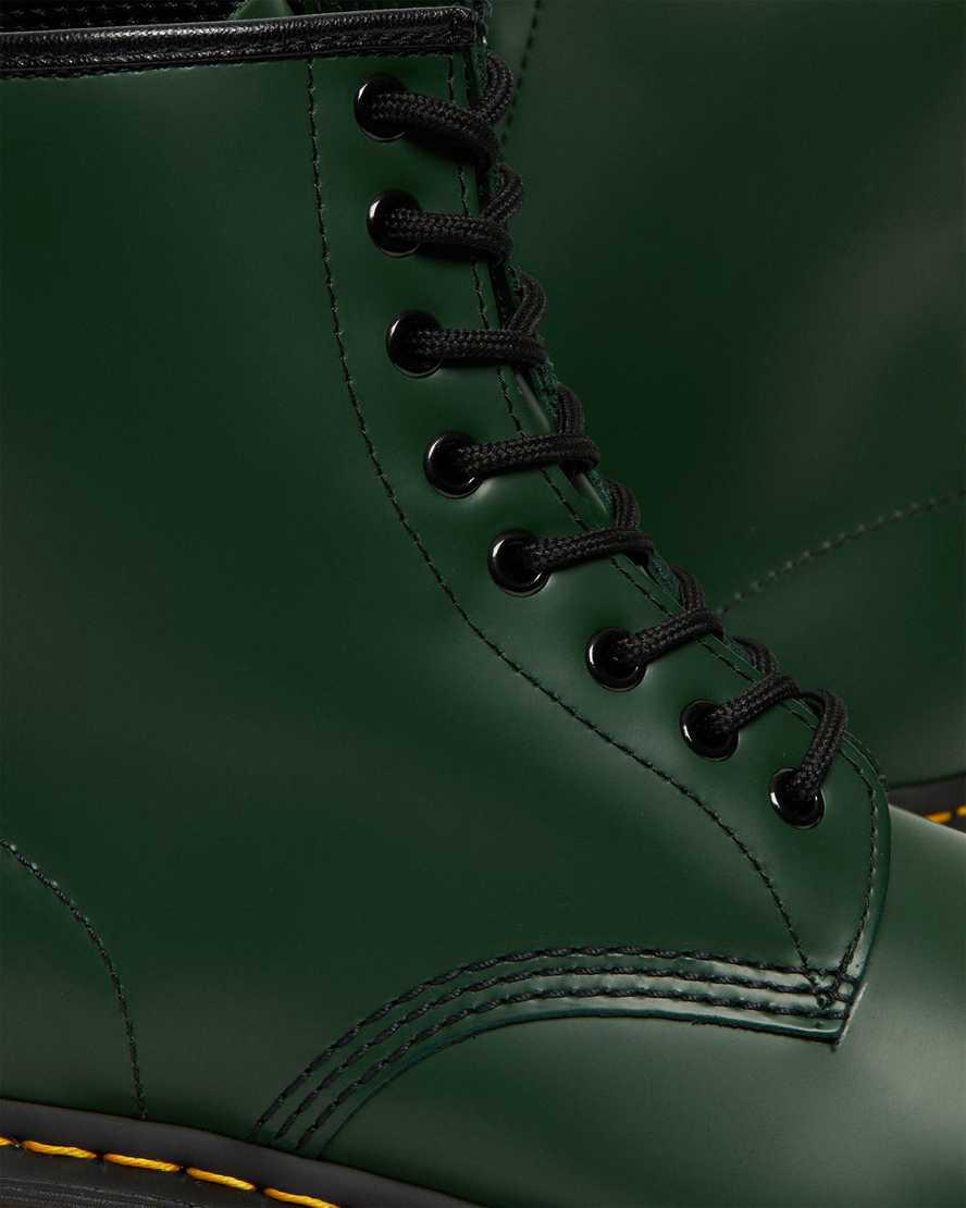Botines Dr Martens 1460 Smooth Leather Lace Up Mujer Verde  España |  23489-UJTX