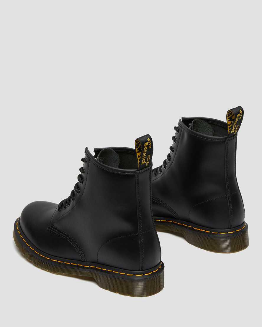 Botines Dr Martens 1460 Smooth Leather Lace Up Hombre Negras  España |  30582-CLPN