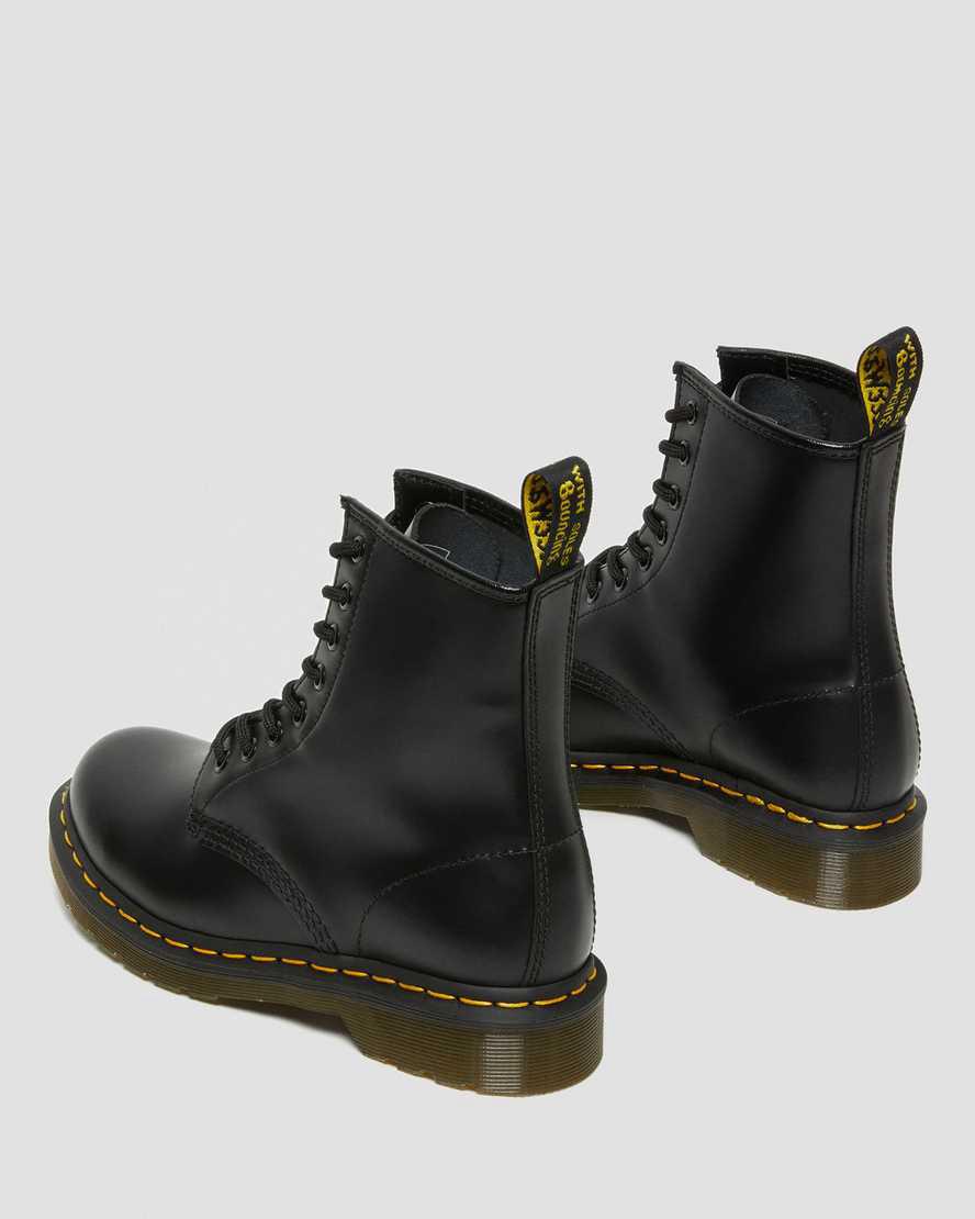 Botines Dr Martens 1460 Smooth Leather Lace Up Mujer Negras  España |  47562-FOXI