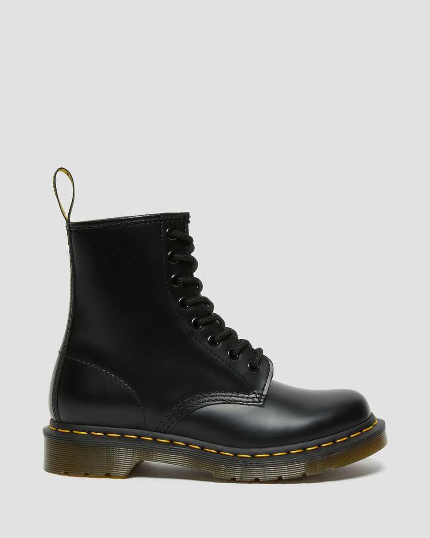 Botines Dr Martens 1460 Smooth Leather Lace Up Mujer Negras  España |  47562-FOXI
