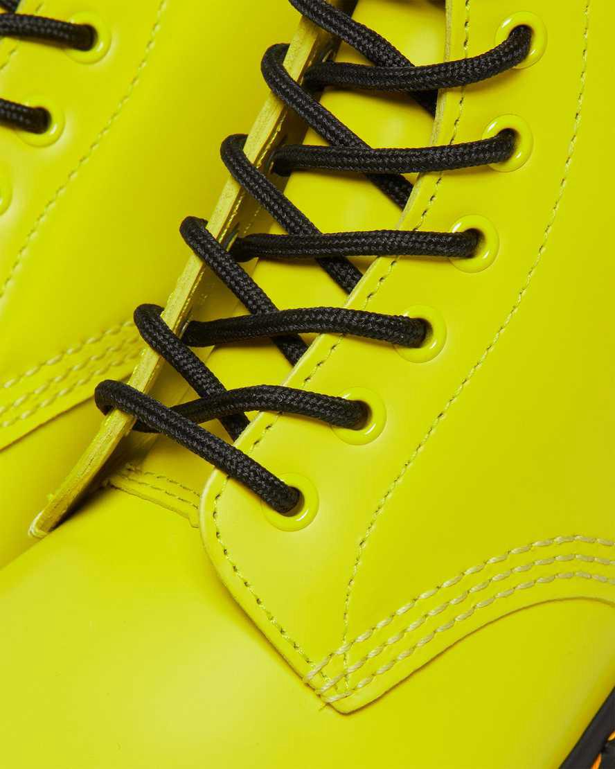 Botines Dr Martens 1460 Smooth Leather Lace Up Hombre Amarillo  España |  54830-JVUD