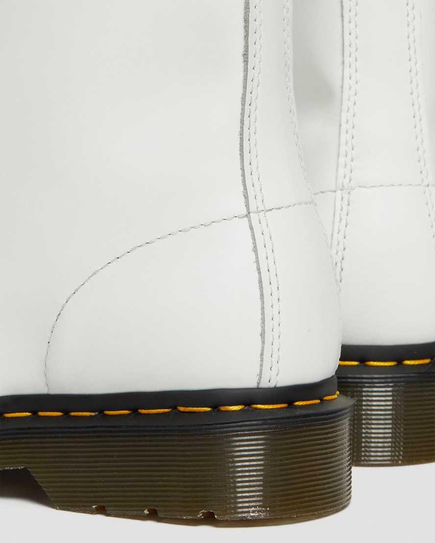Botines Dr Martens 1460 Smooth Leather Lace Up Hombre Blancas  España |  79506-DSTE