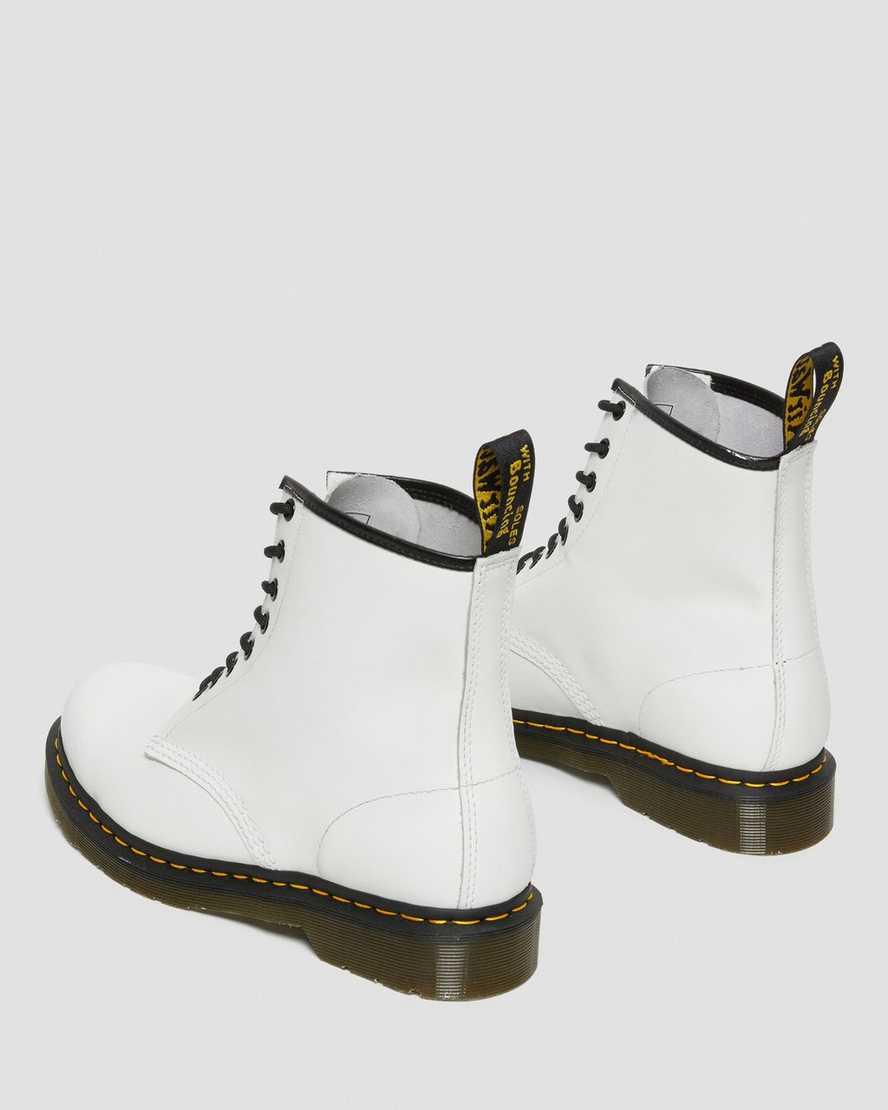 Botines Dr Martens 1460 Smooth Leather Lace Up Hombre Blancas  España |  79506-DSTE