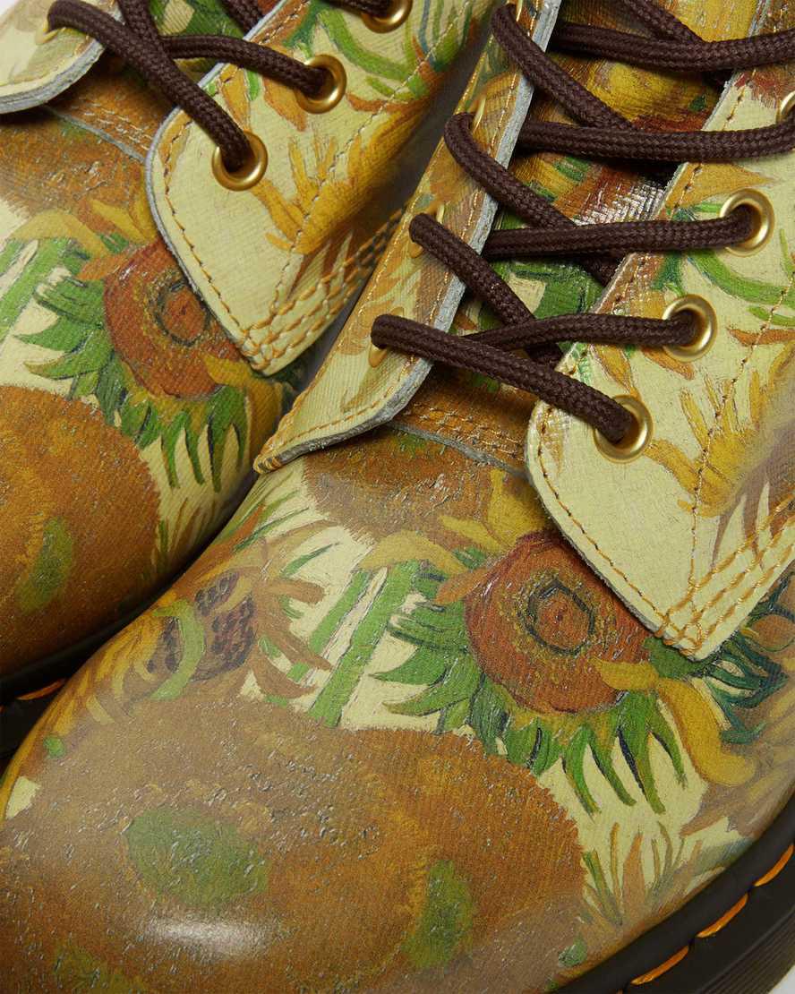 Botines Dr Martens 1460 The National Gallery Van Gogh Lace Up Hombre Amarillo  España |  96284-DOWM
