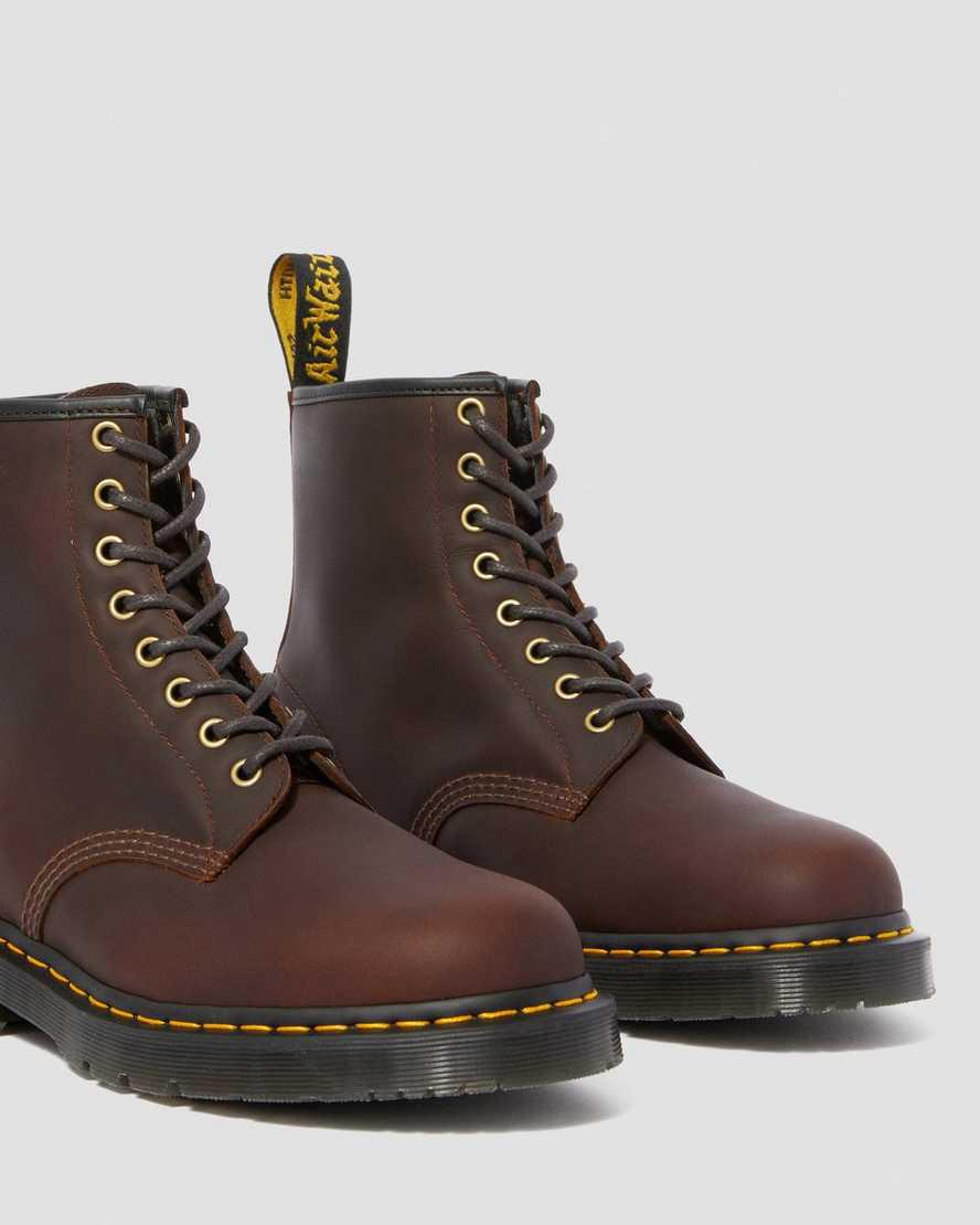 Botines Dr Martens 1460 Wintergrip Lace Up Mujer Marrones  España |  27043-TDKM