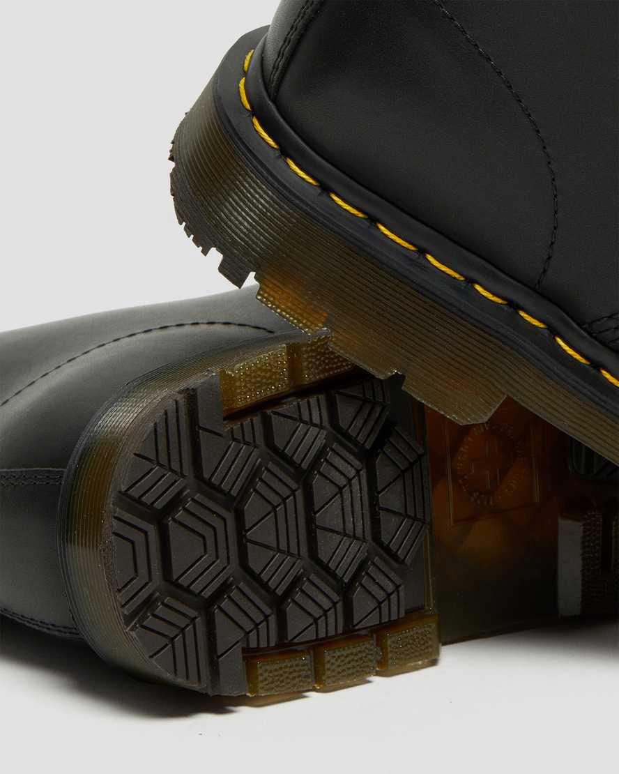 Botines Dr Martens 1460 Wintergrip Leather Lace Up Hombre Negras  España |  87635-GSBZ