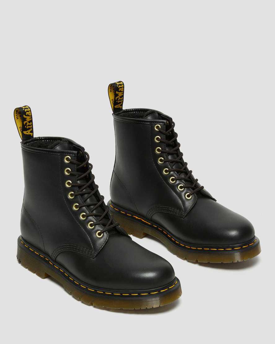 Botines Dr Martens 1460 Wintergrip Leather Lace Up Hombre Negras  España |  87635-GSBZ