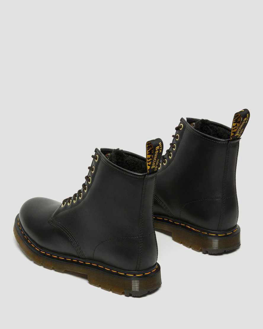 Botines Dr Martens 1460 Wintergrip Leather Lace Up Hombre Negras  España |  87635-GSBZ