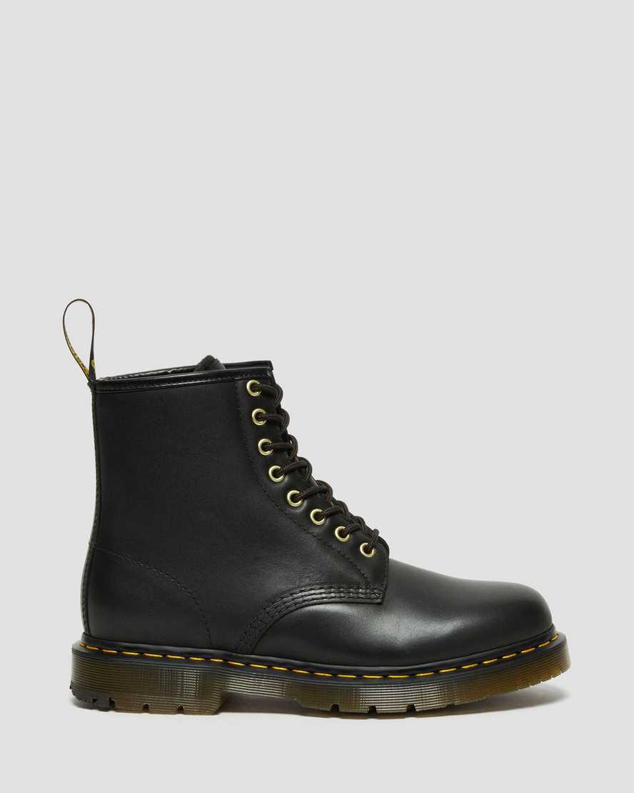 Botines Dr Martens 1460 Wintergrip Leather Lace Up Hombre Negras  España |  87635-GSBZ