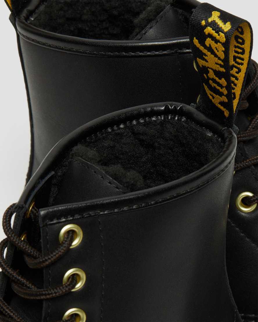 Botines Dr Martens 1460 Wintergrip Leather Lace Up Hombre Negras  España |  87635-GSBZ