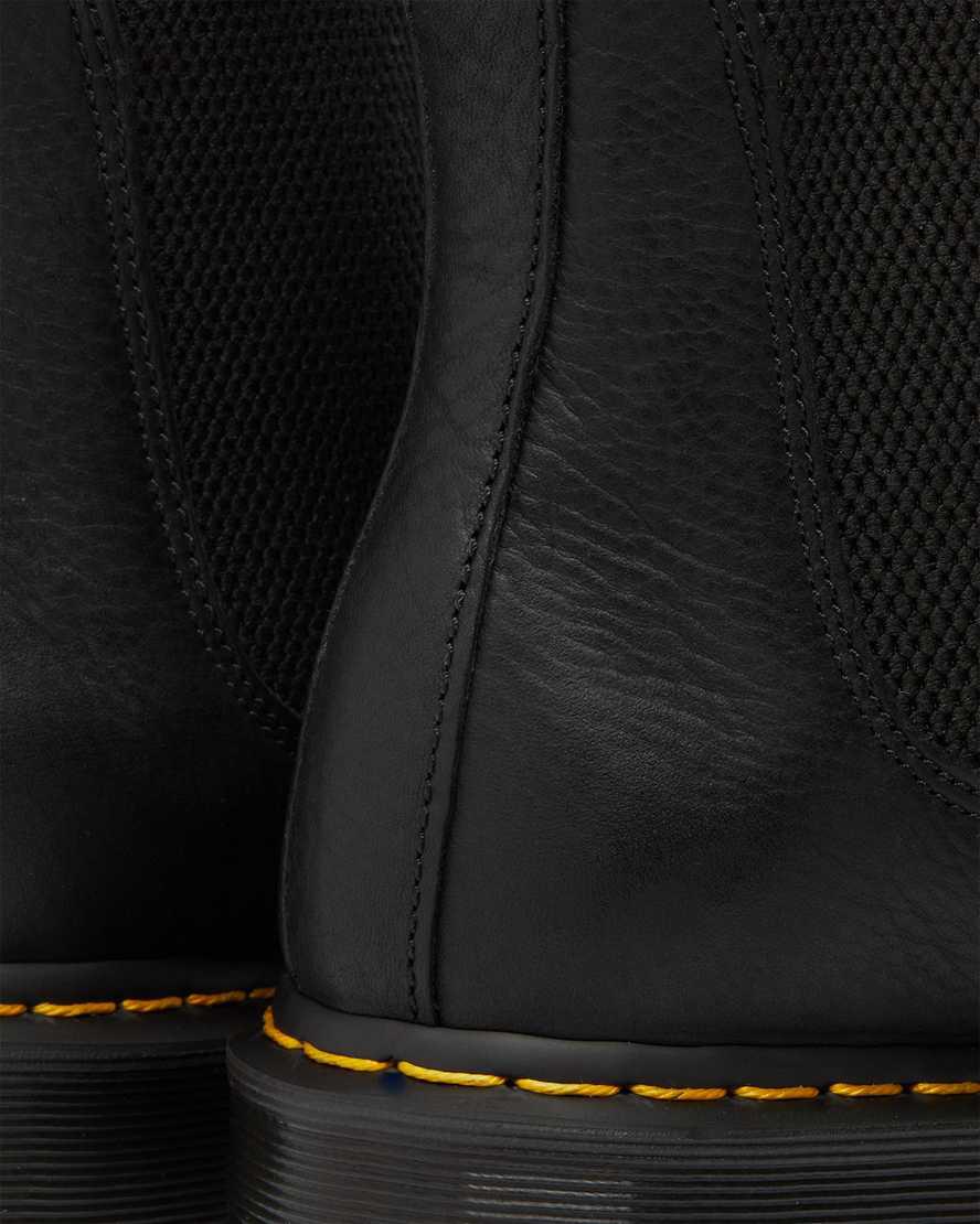 Botines Dr Martens 2976 Ambassador Leather Chelsea Hombre Negras  España |  46102-FSCB