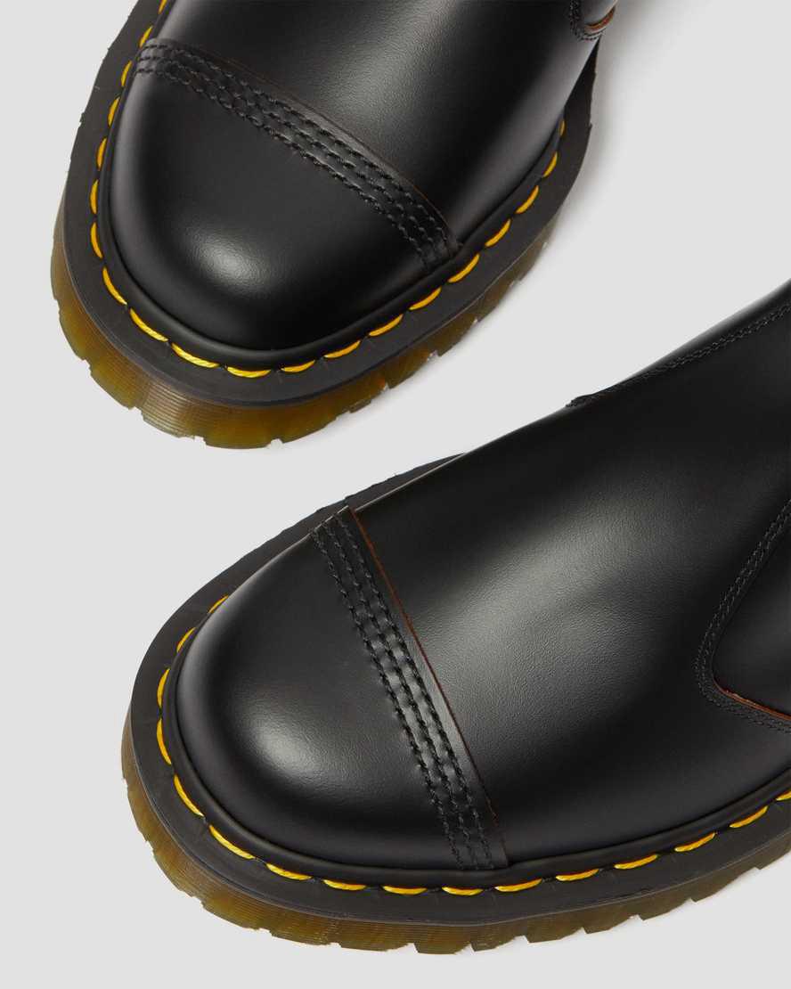 Botines Dr Martens 2976 Bex Made in England Toe Cap Chelsea Hombre Negras  España |  40625-WFLS
