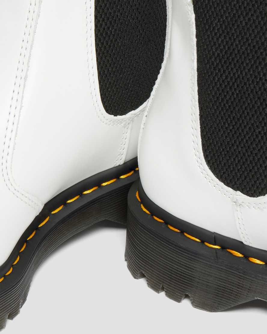 Botines Dr Martens 2976 Bex Smooth Leather Chelsea Hombre Blancas  España |  05164-AGED
