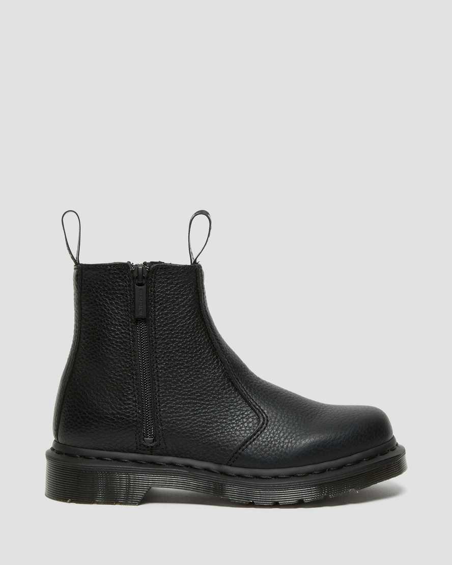 Botines Dr Martens 2976 Leather Zipper Chelsea Mujer Negras  España |  45169-IOFJ