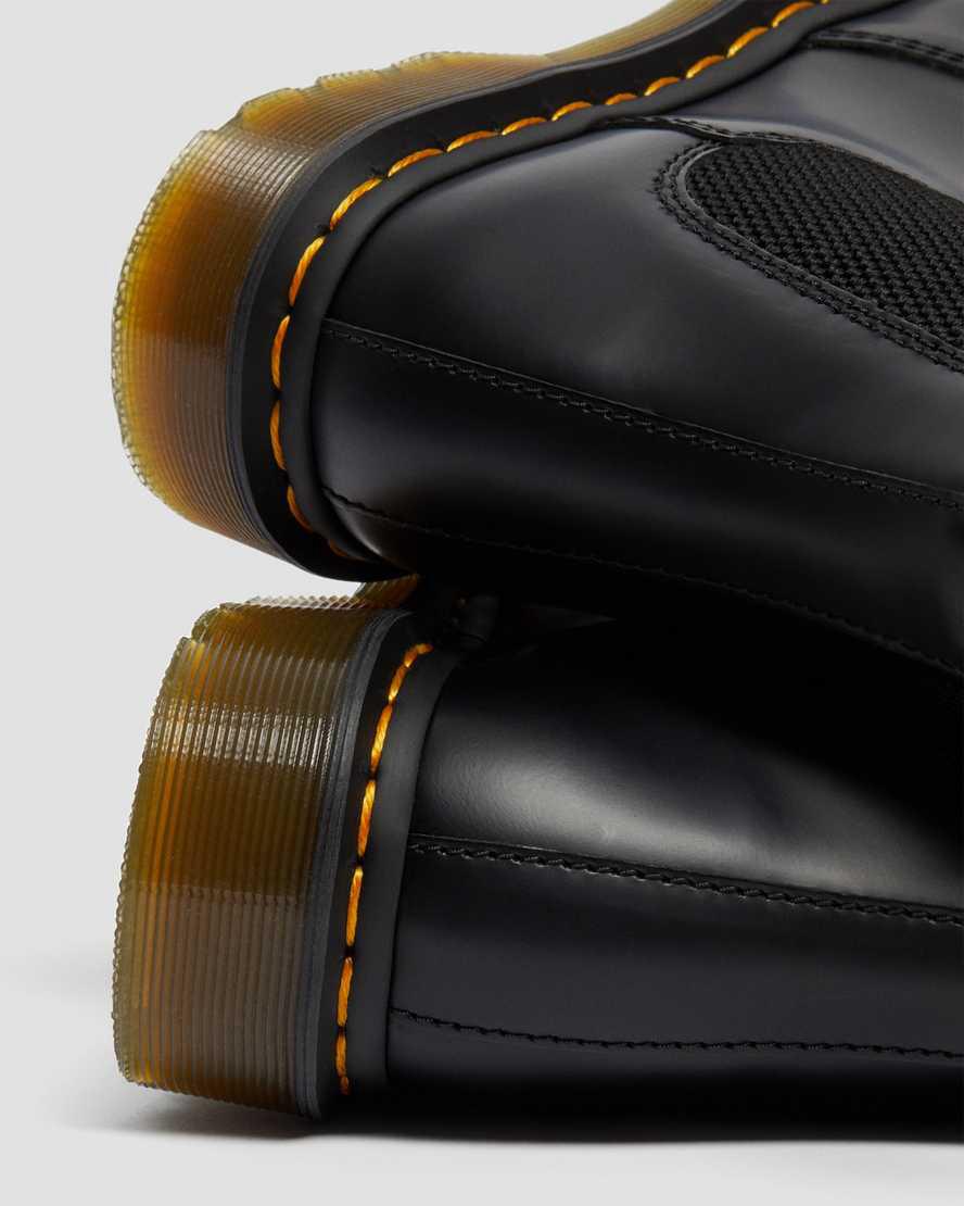 Botines Dr Martens 2976 Smooth Leather Chelsea Mujer Negras  España |  35461-MNPX