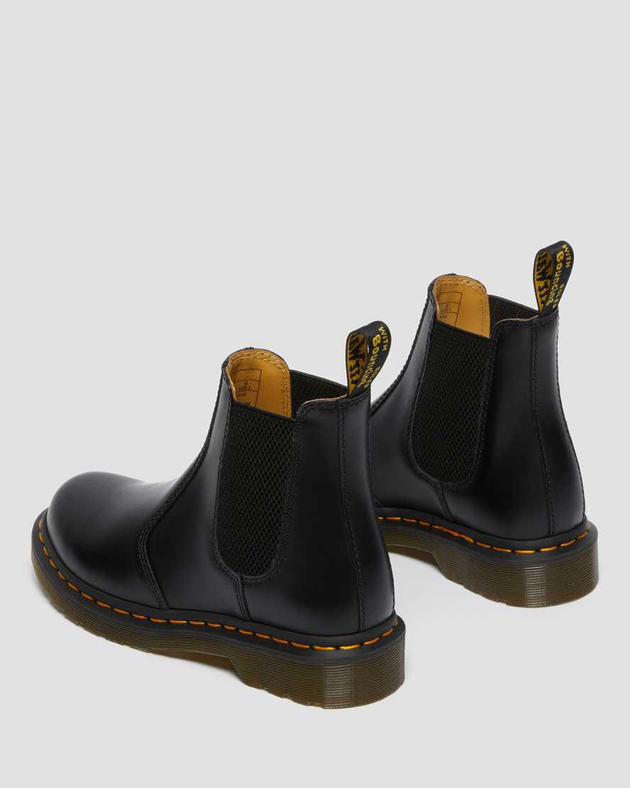 Botines Dr Martens 2976 Smooth Leather Chelsea Mujer Negras  España |  35461-MNPX